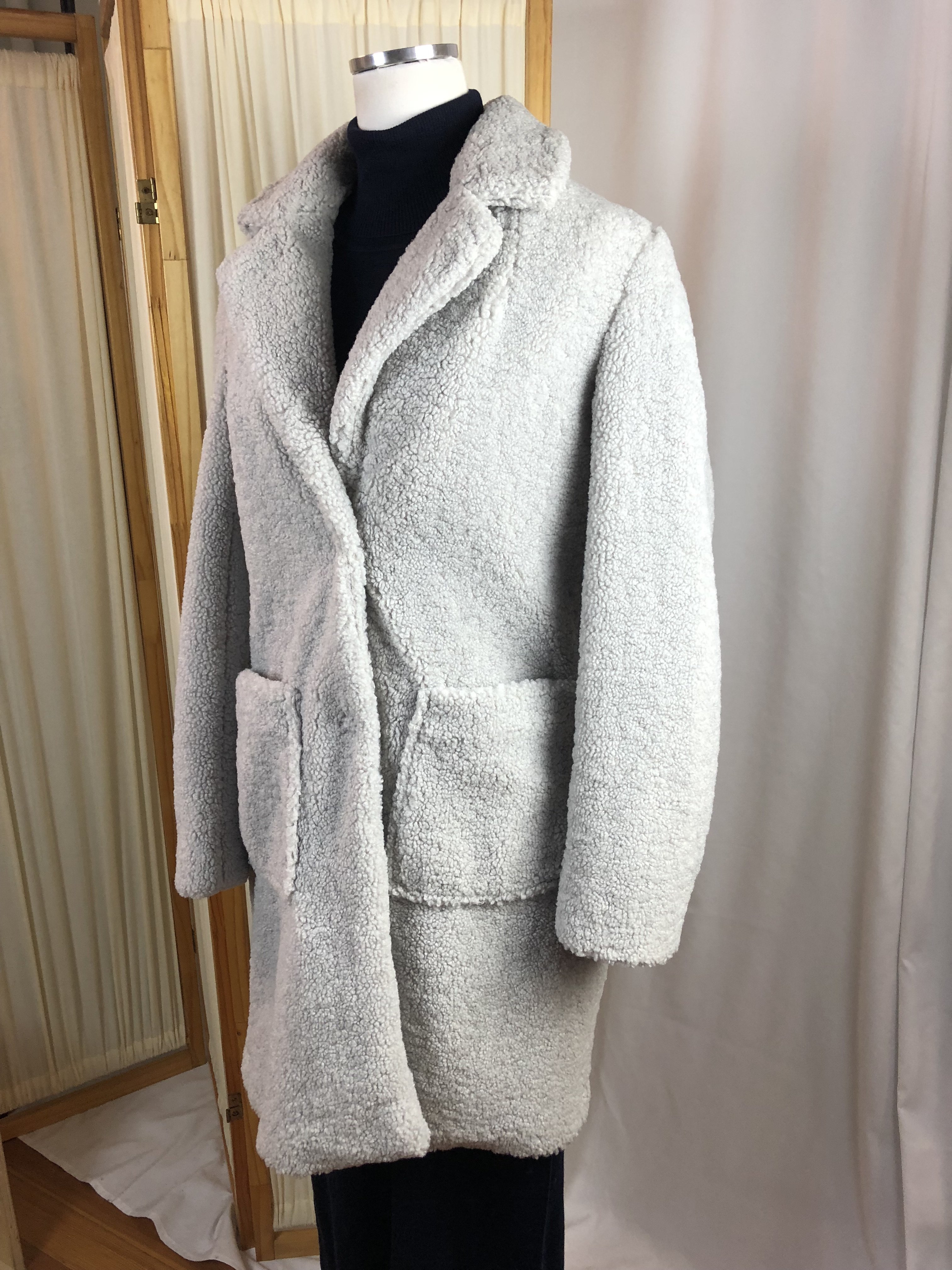 french connection teddy coat