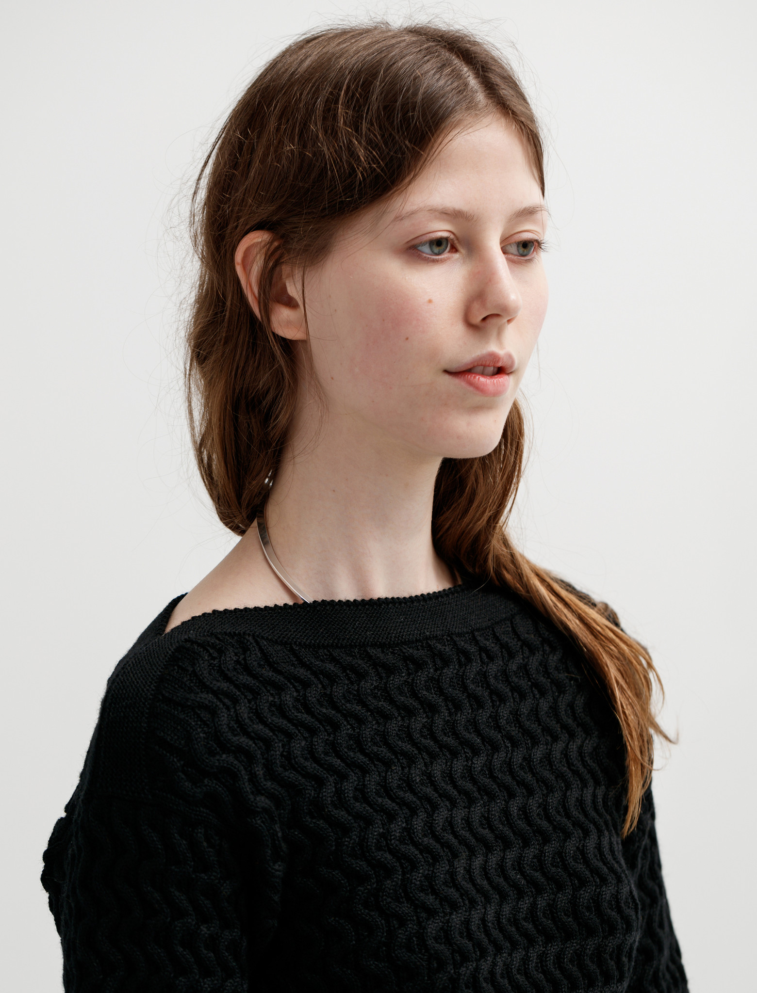 Fitted-Cable-Knit-Sweater-