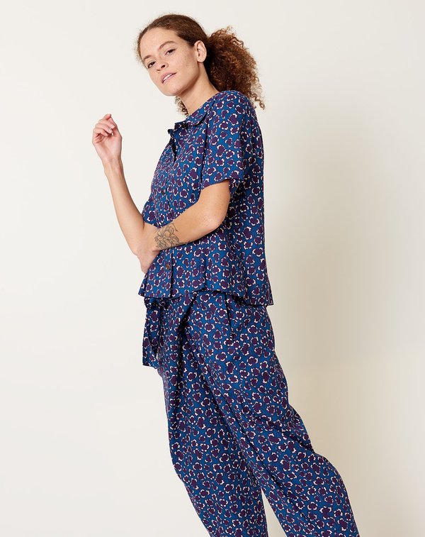 Caron Callahan Westley Top - Mulberry Floral Caron Callahan Westley Top - Mulberry Floral