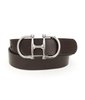 Brave Leather Kasi Belt Milled/Silver - Brown - Thumbnail 1