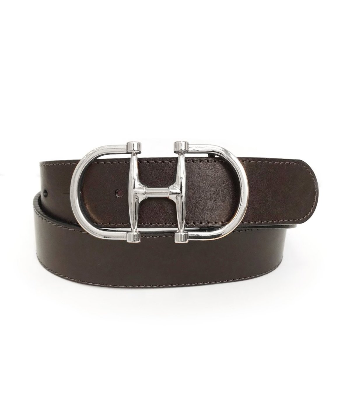 Brave Leather Kasi Belt Milled/Silver - Brown - Image 1 of 1