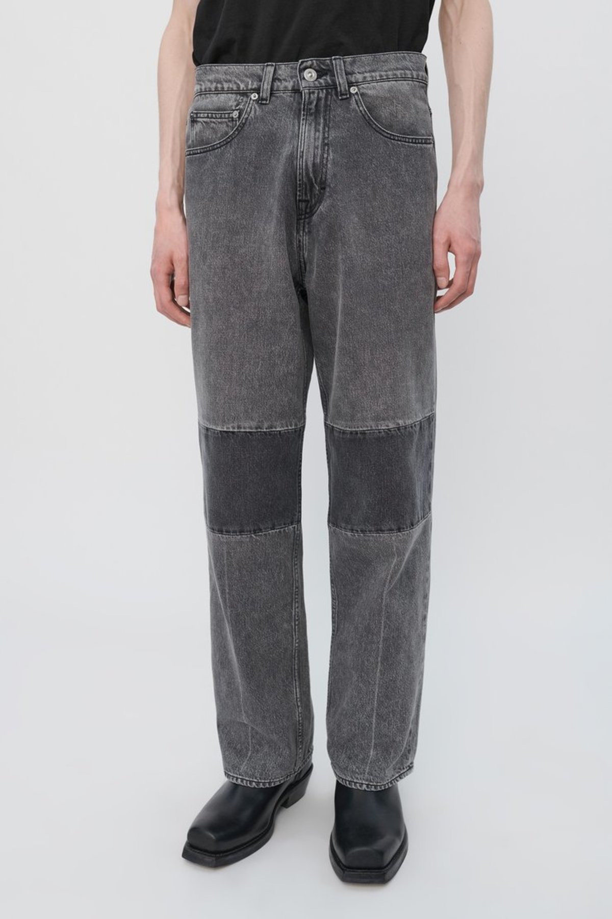 Our Legacy Extended Third Cut Denim - Black/Grey | Garmentory Our Legacy Extended Third Cut Denim - Black/Grey | Garmentory