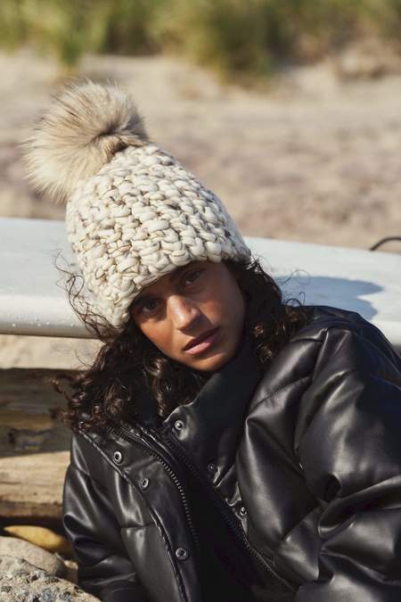 Margaret Howell MHL Felted Shetland Hat - Black | Garmentory