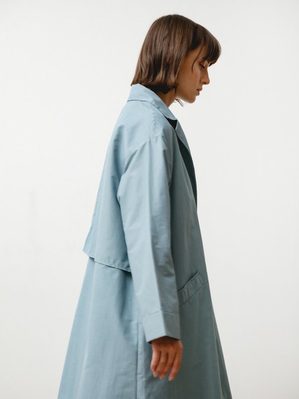 Priory Bell Jacket - Anorak Steel Blue Priory Bell Jacket - Anorak Steel Blue