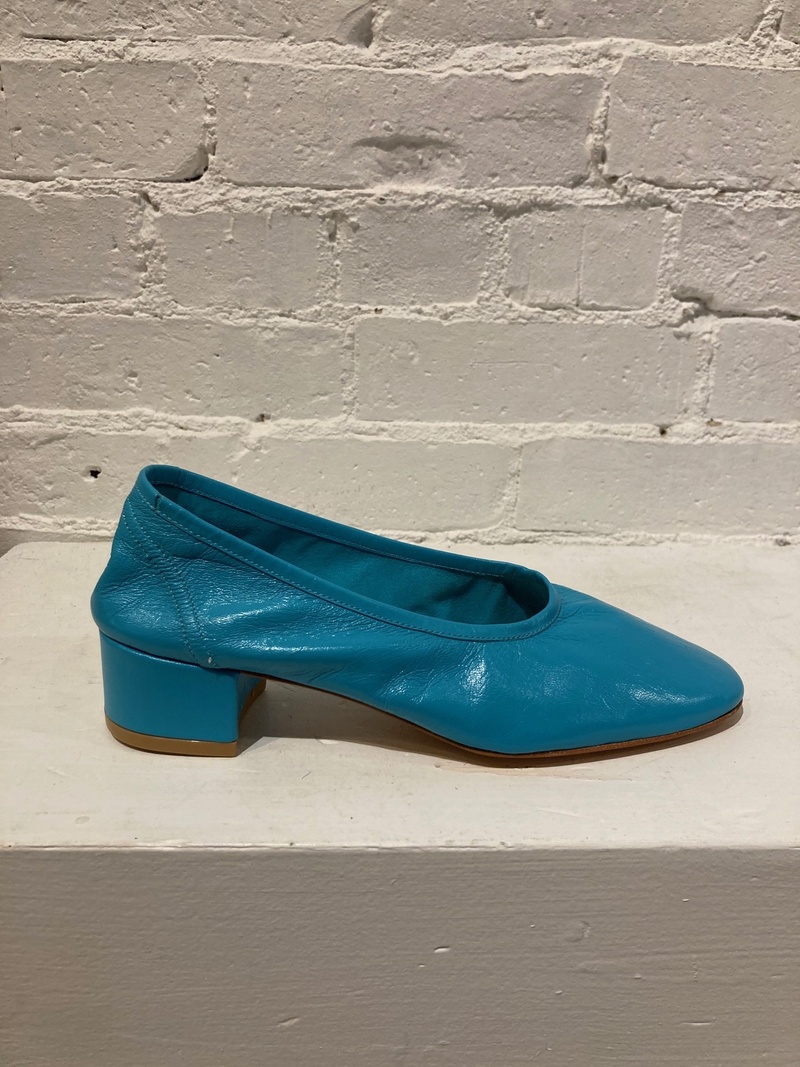 Maryam Nassir Zadeh Roberta Ballerina Heel Turquoise on Garmentory