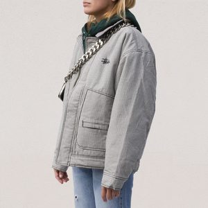 Stussy Drizzler Plaid Bomber - Gray | Garmentory Stussy Drizzler Plaid Bomber - Gray | Garmentory