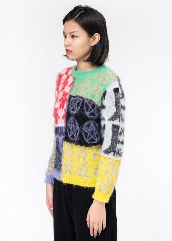 Ashley Williams Patchwork Knit Jumper - Multicolor | Garmentory