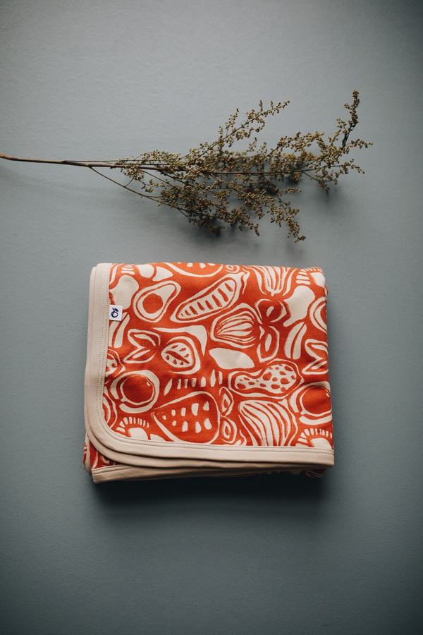 KIDS Granelito Harvest Blanket - Burnt Ochre KIDS Granelito Harvest Blanket - Burnt Ochre