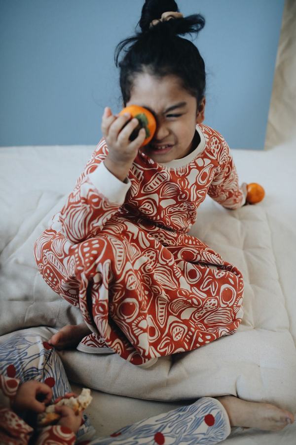 KIDS Granelito Harvest Blanket - Burnt Ochre KIDS Granelito Harvest Blanket - Burnt Ochre