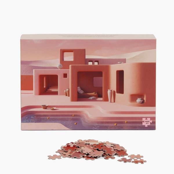 Slowdown Studio Adobe Poolside 1000 Piece Puzzle Slowdown Studio Adobe Poolside 1000 Piece Puzzle