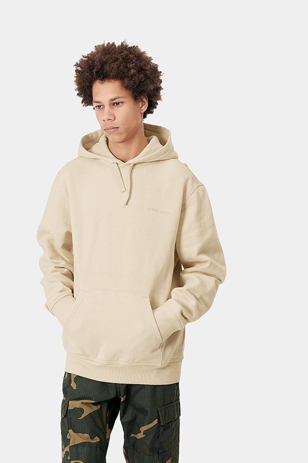 CARHARTT WIP Ashland Hooded Sweatshirt - Flour | Garmentory