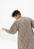 Micaela Greg Long Quilted Jacket - Dusty Olive - Thumbnail 2