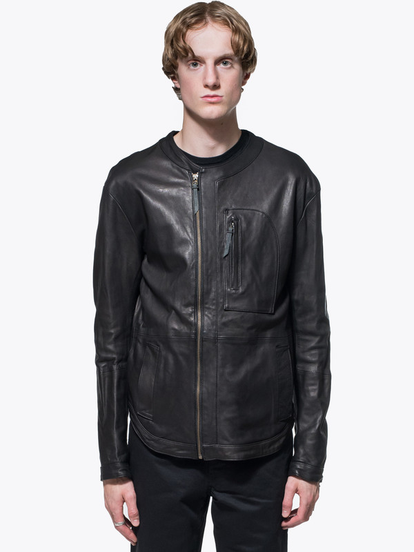 Men's Robert Geller Leather Jacket | Garmentory
