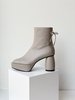 Reike Nen Platform Ribbon Boots - Gray - Thumbnail 3