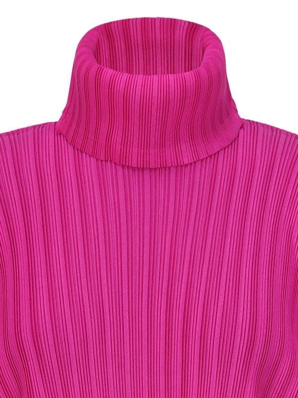 Pleats Please by Issey Miyake Rib Pleats December Top - Ivory