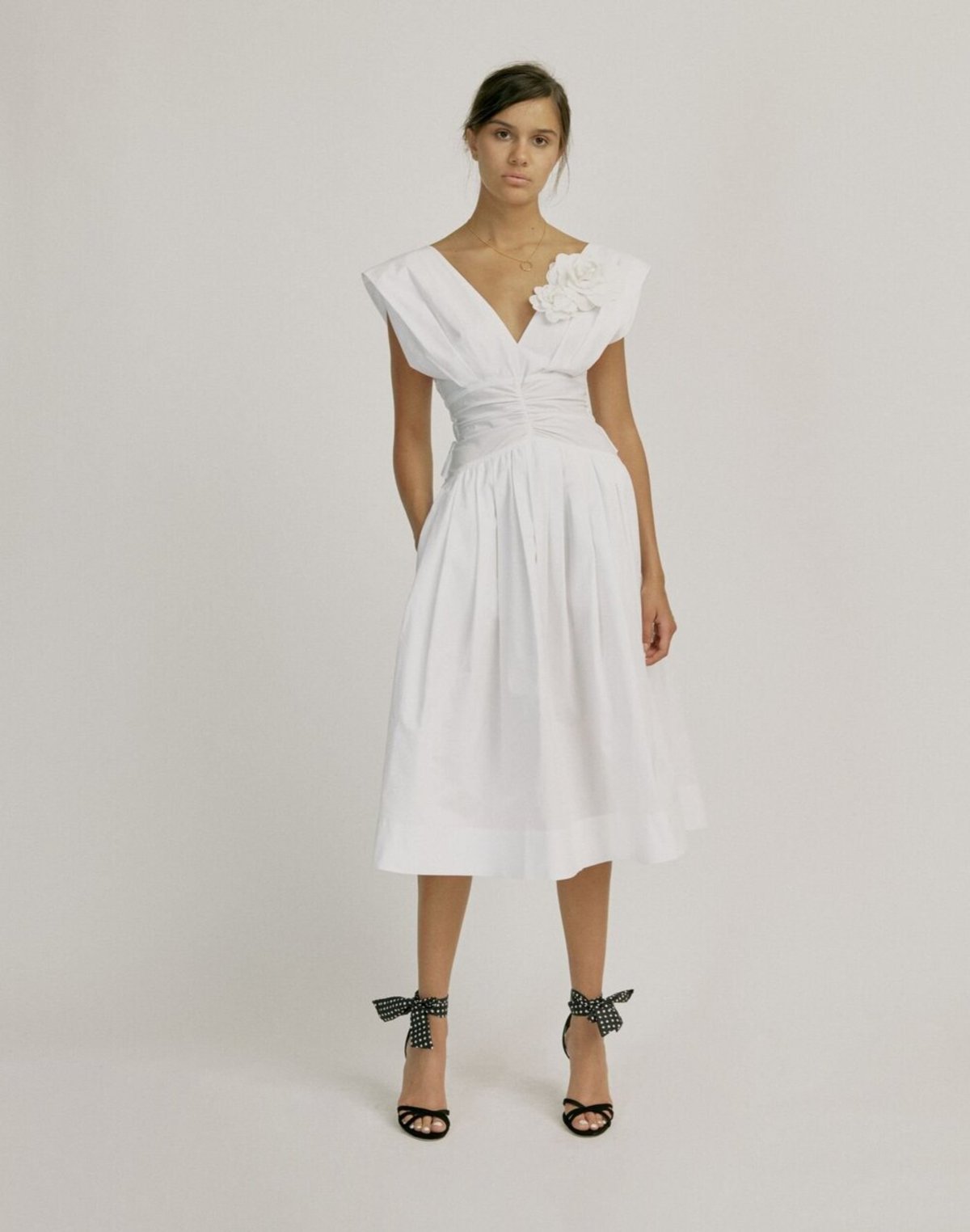 Philosophy di Lorenzo Serafini Poplin Dress - White | Garmentory