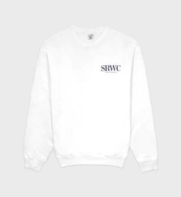 Sporty & Rich Upper East Side Crewneck sweater - White