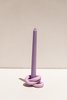 Arowm Knot Candle Holder - Lilac - Thumbnail 1