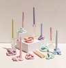 Arowm Knot Candle Holder - Lilac - Thumbnail 5