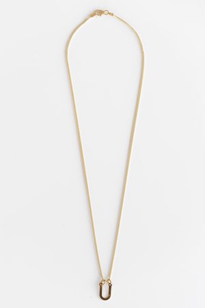 Vintage 9K SMALL U CHARM - 9k Gold Vintage 9K SMALL U CHARM - 9k Gold