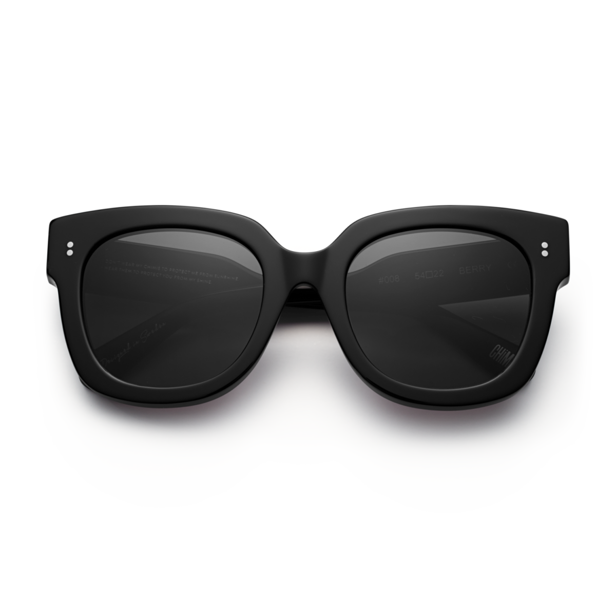 Berry #008 Sunglasses with Black Lenses | Garmentory display picture 3