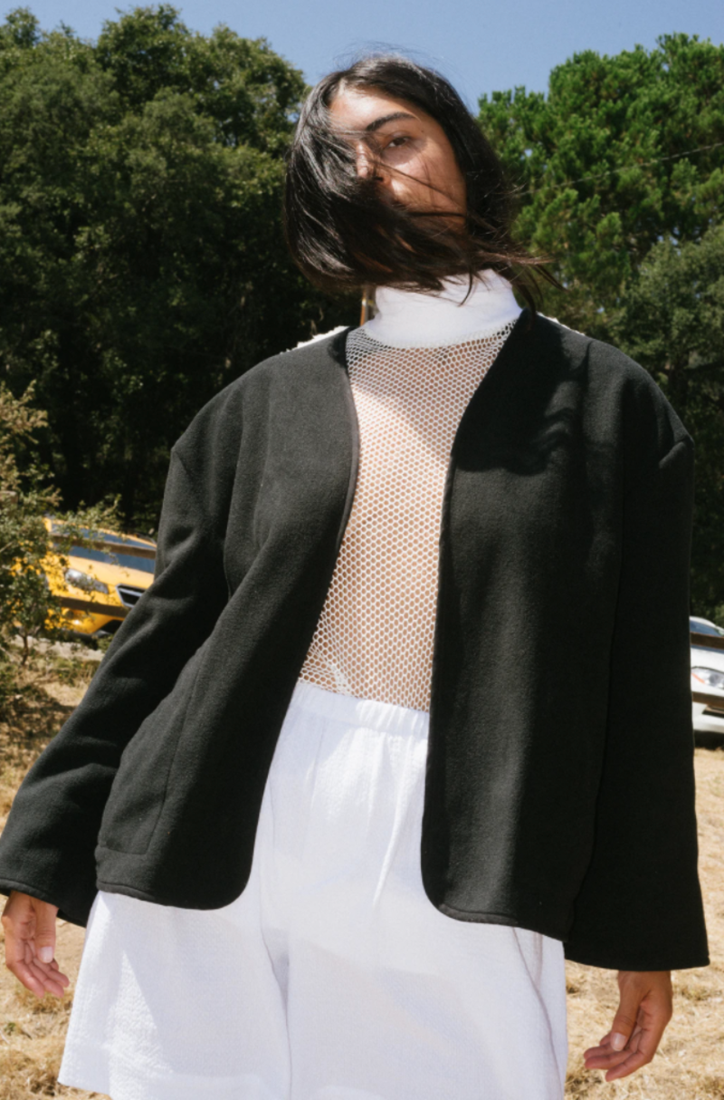 Gron Kulle Noor Jacket - Black/White | Garmentory