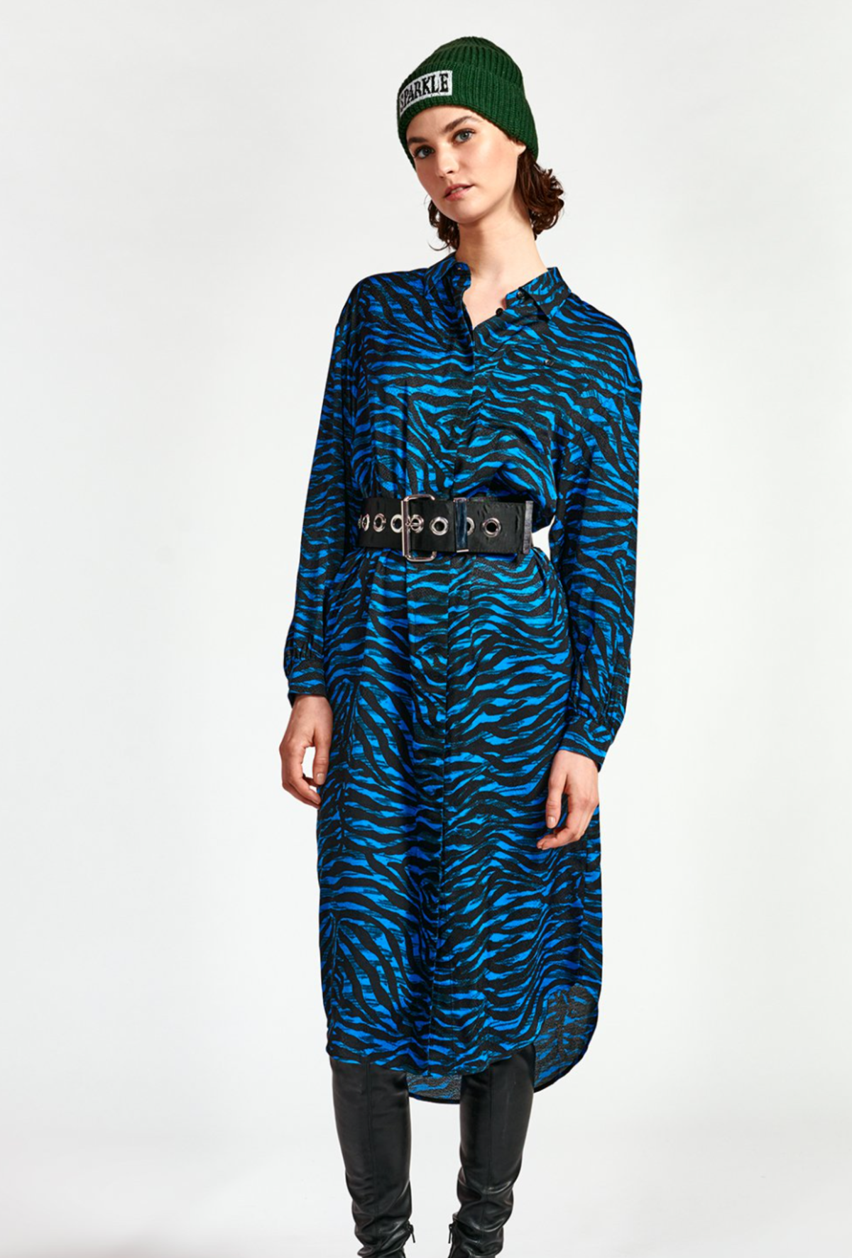 Essentiel Antwerp Weapon Shirt Dress - jacquard - Image 5 of 5