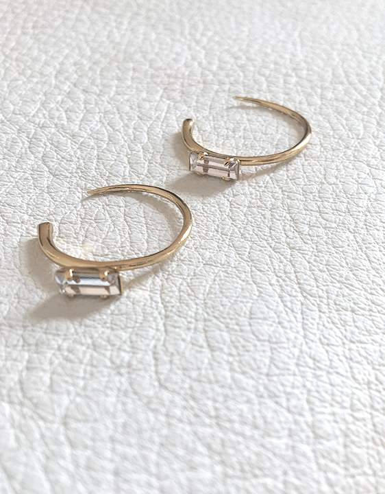 Bing Bang Baguette Open Hoop Bing Bang Baguette Open Hoop