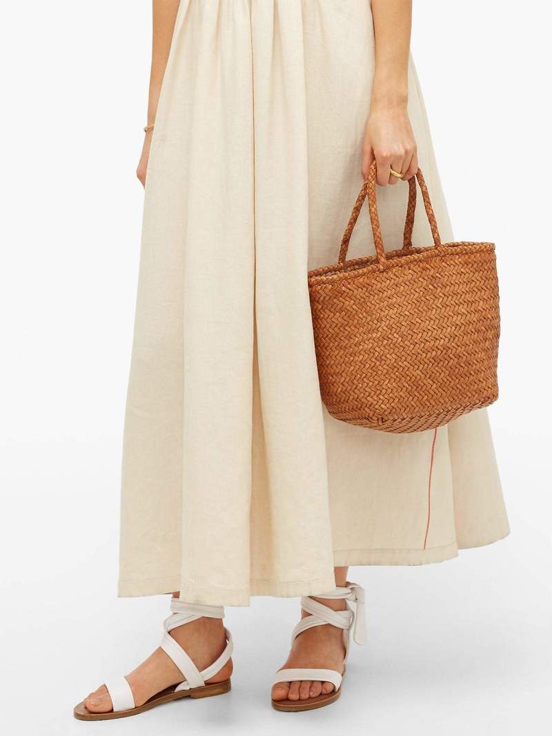 Dragon Diffusion Grace Basket Small Bag - Tan | Garmentory