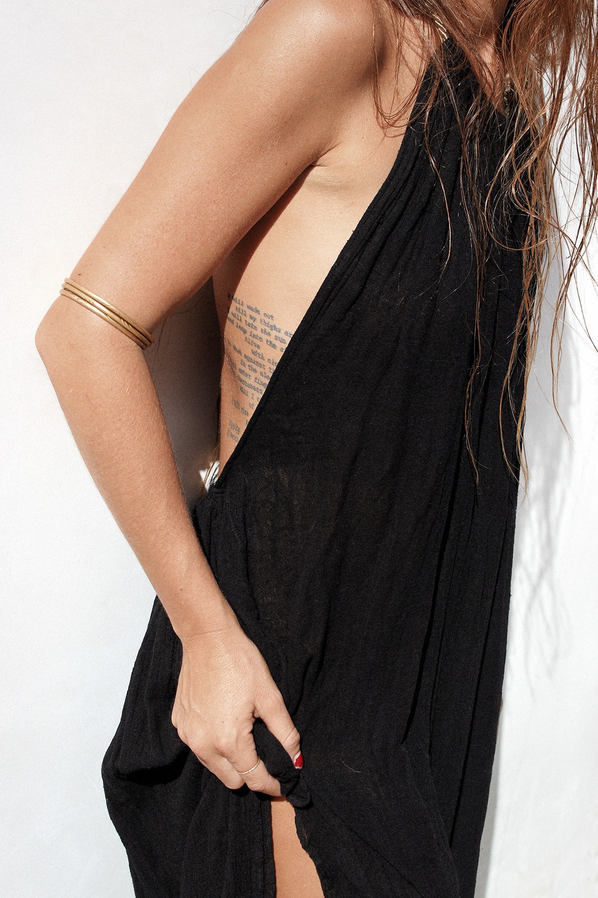 black dress booty Big booty making it perfect for a night out or The flutter sleeves provide a romantic touch Amber Rose strikes a pose