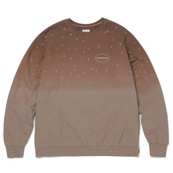 ThisIsNeverThat Dip Dyed Crewneck - Mocha ThisIsNeverThat Dip Dyed Crewneck - Mocha