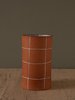 The Pursuits of Happiness Grid Vase - Warm Orange - Thumbnail 1