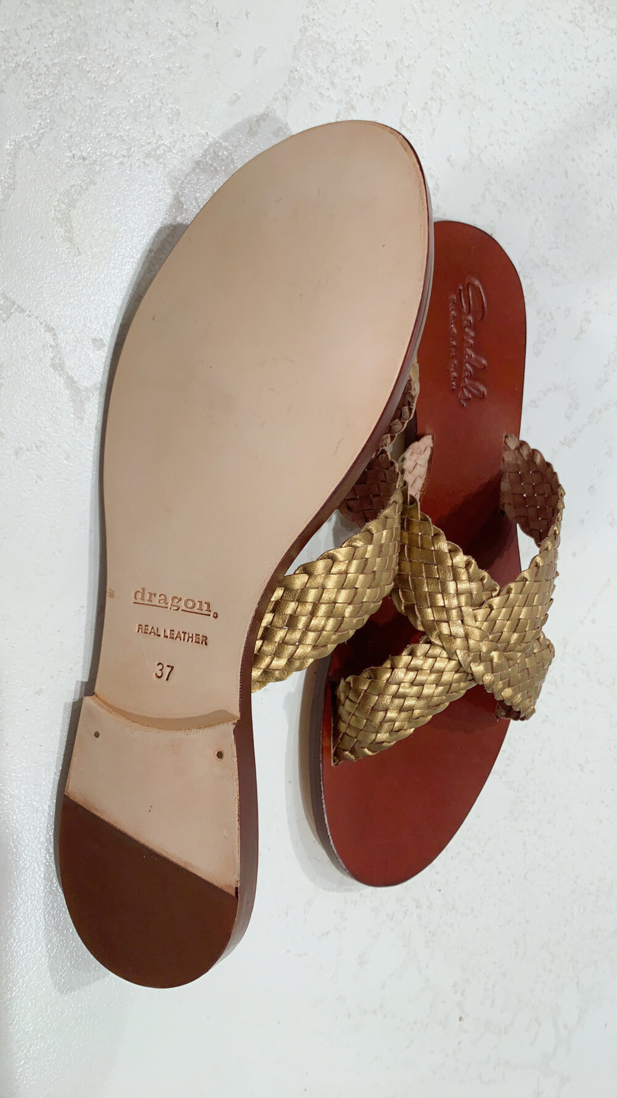 サンダル・ミュール DRAGON DIFFUSION Women Sandals 5109 DK BROWN Brown DRAGON-DIFFUSION-POSITANO-