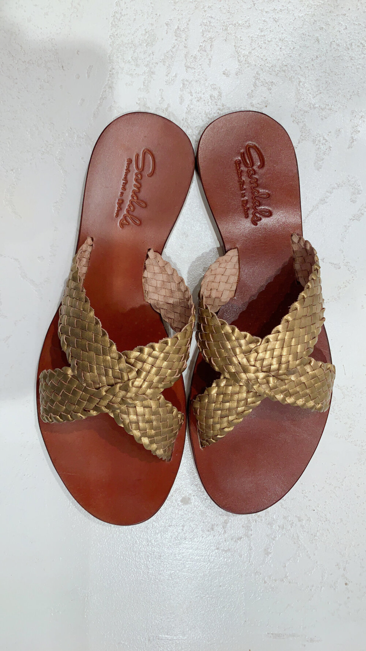 サンダル・ミュール DRAGON DIFFUSION Women Sandals 5109 DK BROWN Brown Dragon Diffusion | Woven Leather Mule Sandals | Bellerose