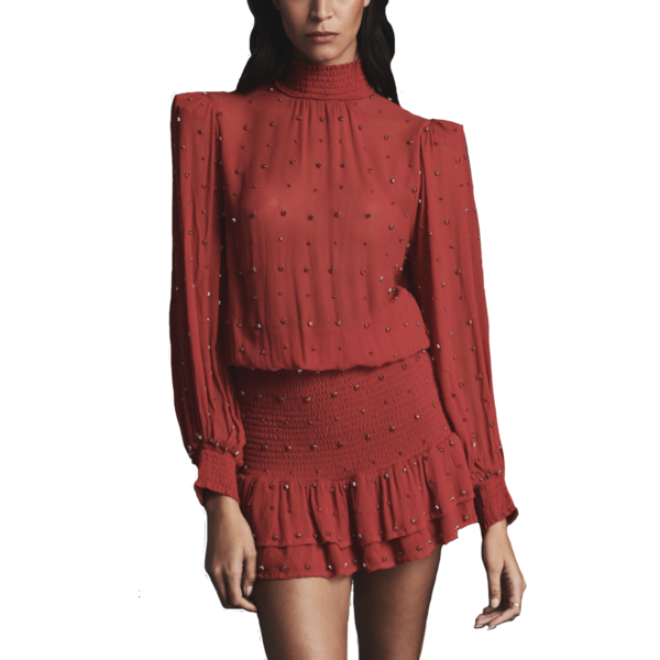 Retrofete Hedy Dress - Red | Garmentory