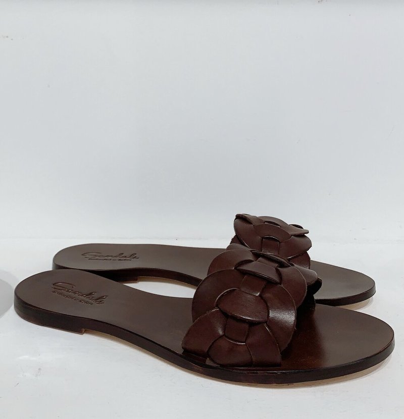 サンダル・ミュール DRAGON DIFFUSION SANDALS Dragon Diffusion Positano Sandals - Tan | Garmentory