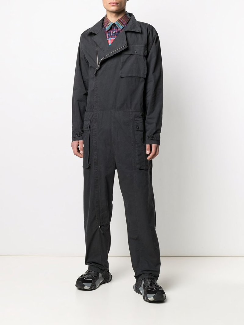 Henrik Vibskov Reflection Jumpsuit - Jet Black | Garmentory