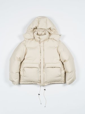 Auralee Suvin High Count Down Jacket - Ivory | Garmentory