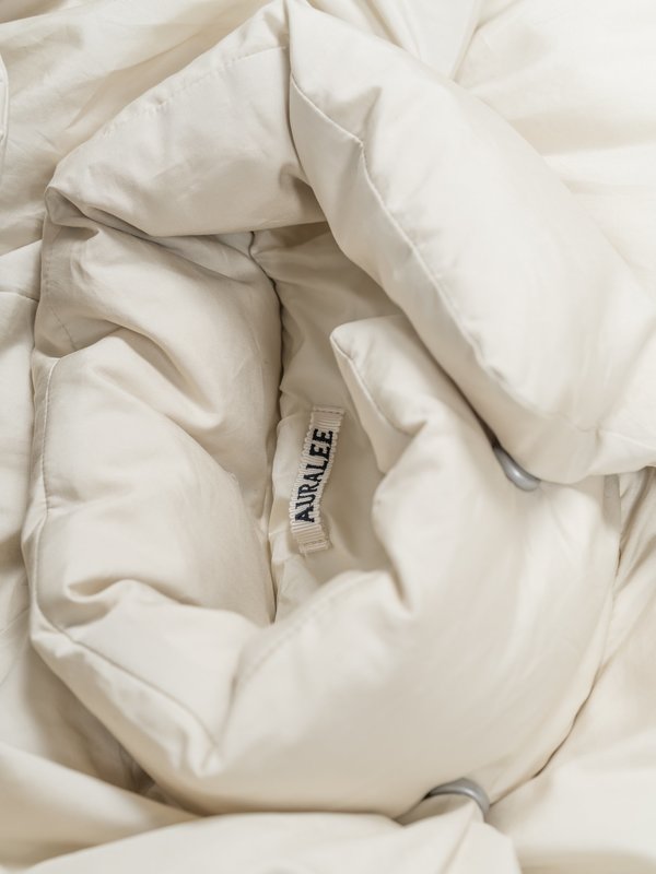 Auralee Suvin High Count Down Jacket - Ivory | Garmentory