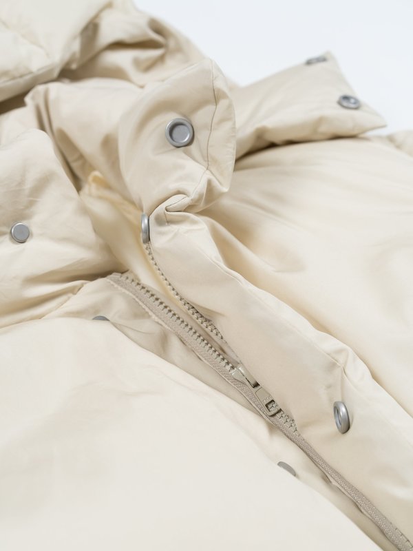 Auralee Suvin High Count Down Jacket - Ivory | Garmentory