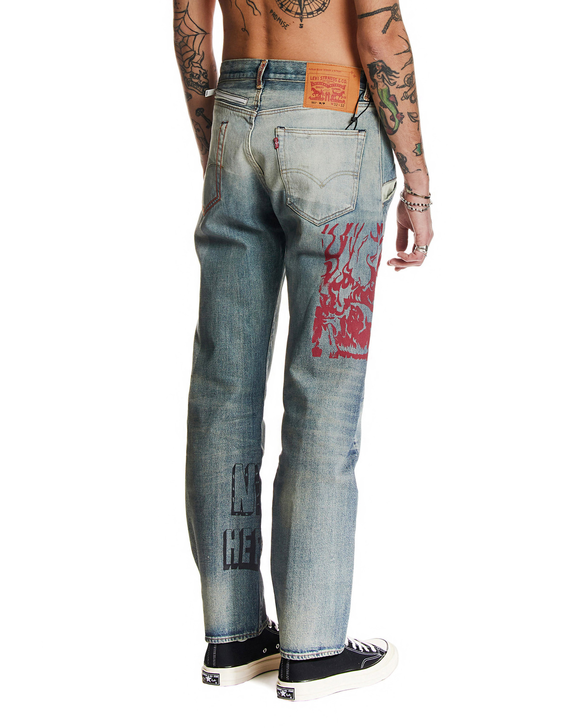 Heron Preston Jeans 501 Levi