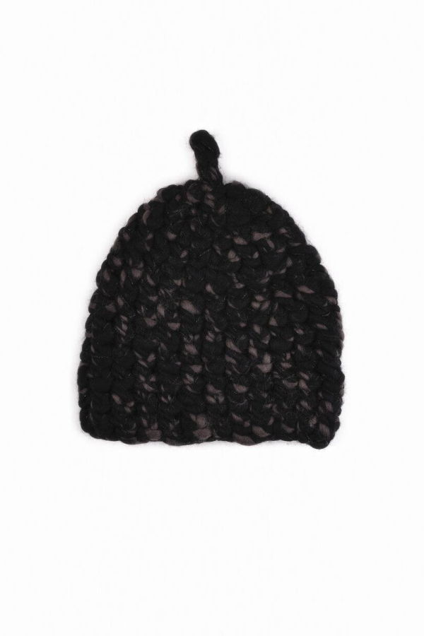 Mischa Lampert store blend sparkle nip beanies - Black carbon