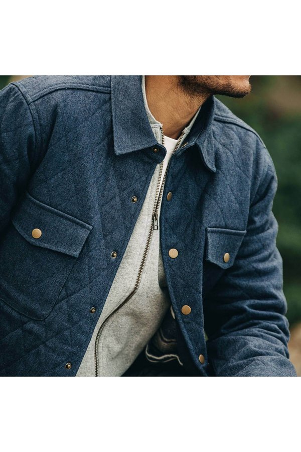 Taylor Stitch Boss Duck Quilted Jacket - Indigo | Garmentory