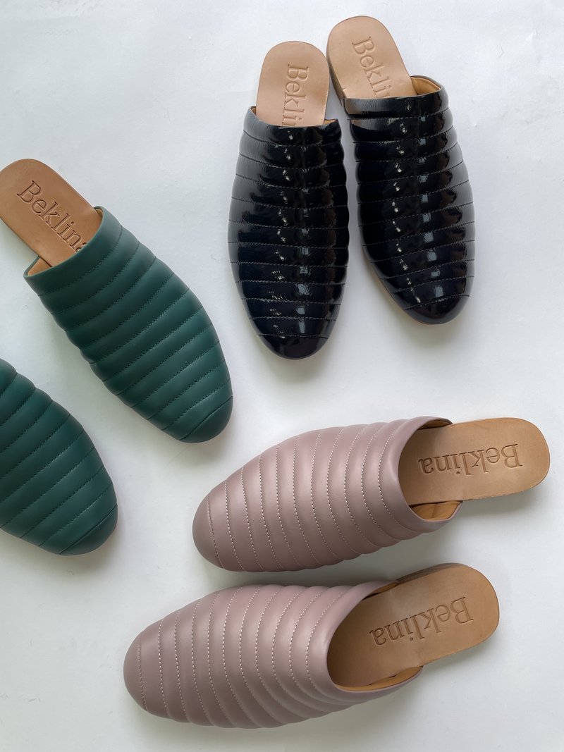 Beklina Ribbed Flats - Orchid