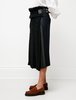 Hache Knit Combo Kilt skirt - Black/Navy - Thumbnail 3