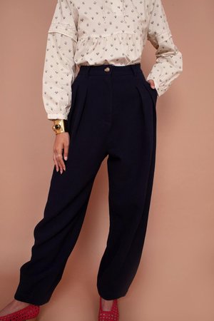 Meadows Garance Trouser - Navy | Garmentory