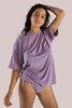 HARA THE LABEL Yoko Classic T-Shirt - Mauve  - Thumbnail 2