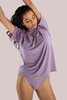 HARA THE LABEL Yoko Classic T-Shirt - Mauve  - Thumbnail 4