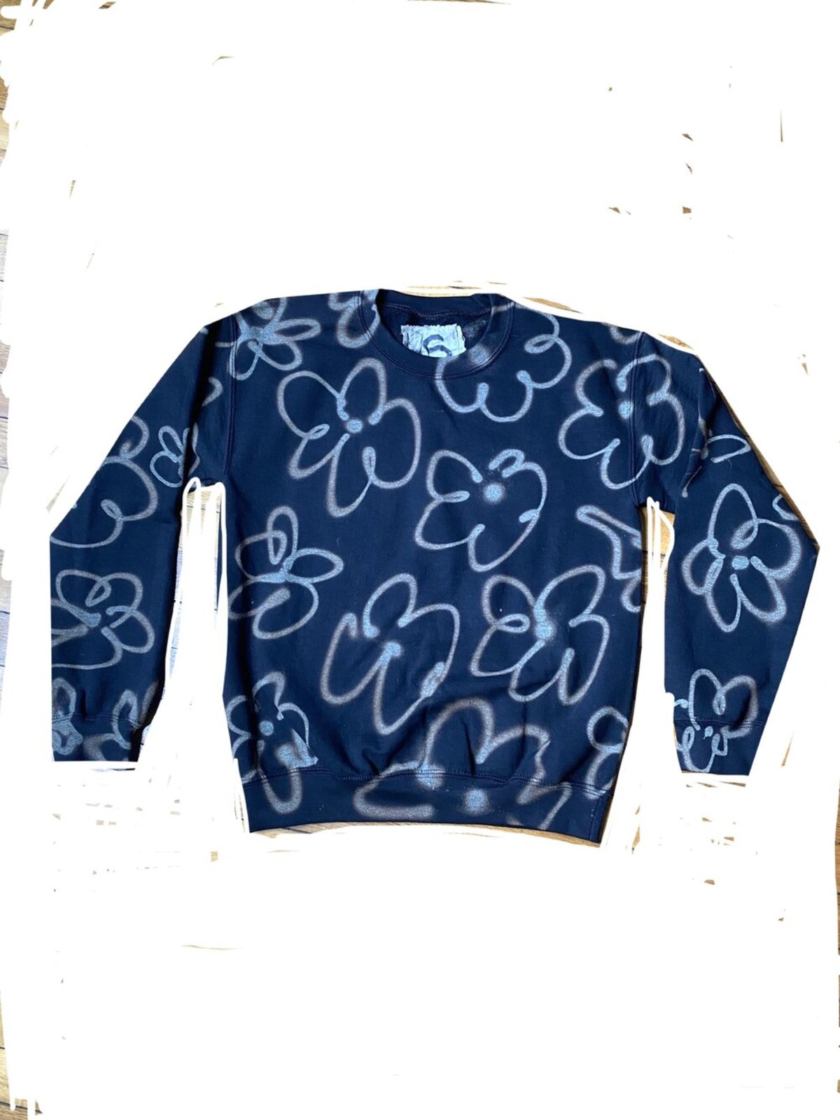 Alexa Stark Flower Crewneck Sweater - Image 1 of 2