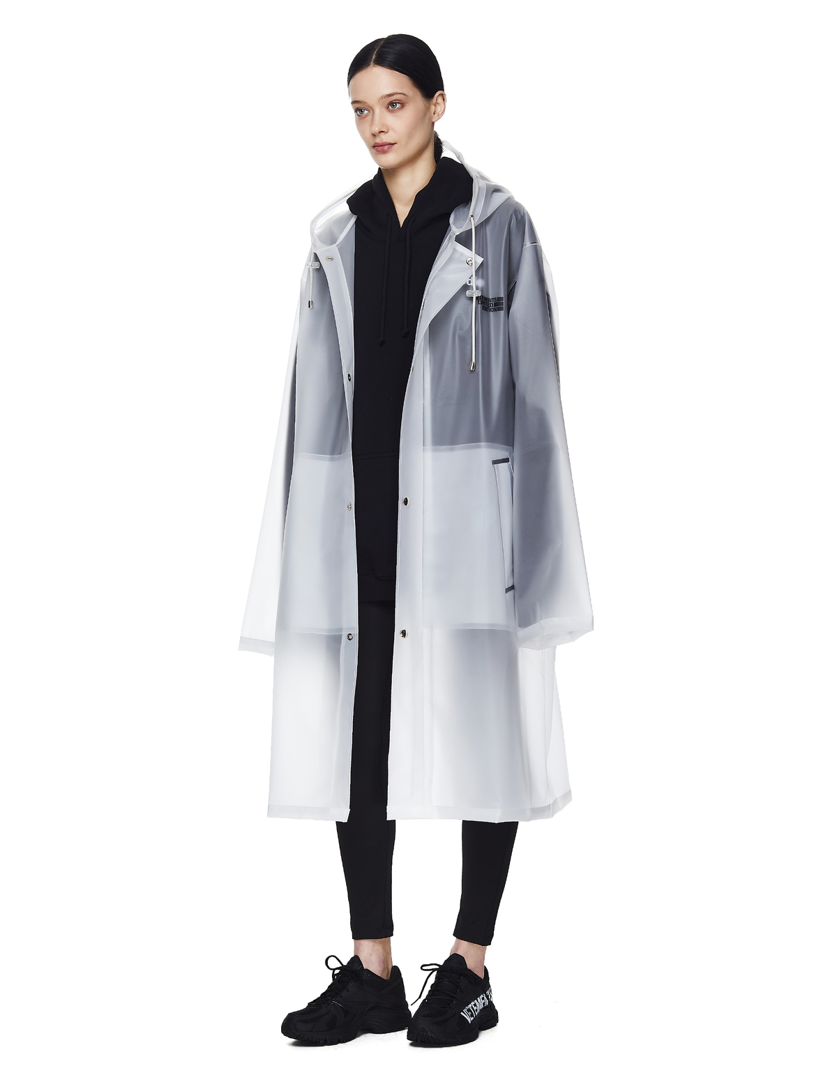 VETEMENTS Transparent Limited Edition Printed Raincoat | Garmentory